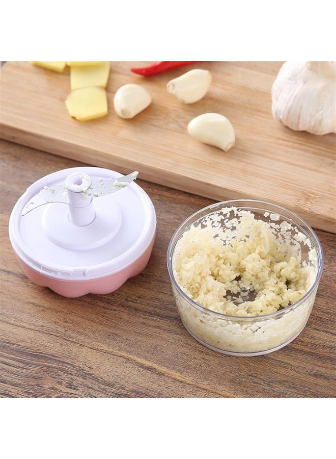 Hand Pull Garlic Chopper – Manual String Food Chopper with Stainless Steel Blades, Non-Slip Base, Easy Clean Kitchen Gadget-multicolor - Image 5